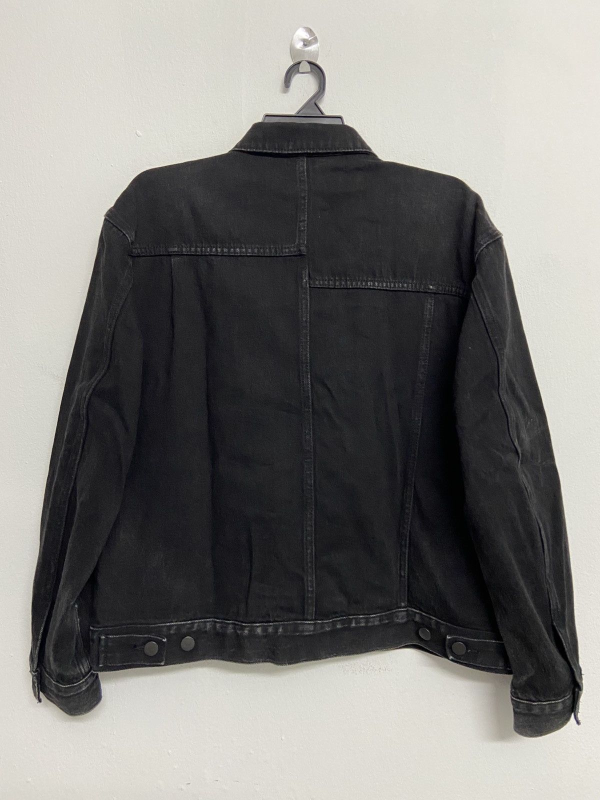 Maison MIHARA YASUHIRO Gu x Miharayasuhiro Black Trucker Denim Jacket Size US M / EU 48-50 / 2 - 4 Thumbnail