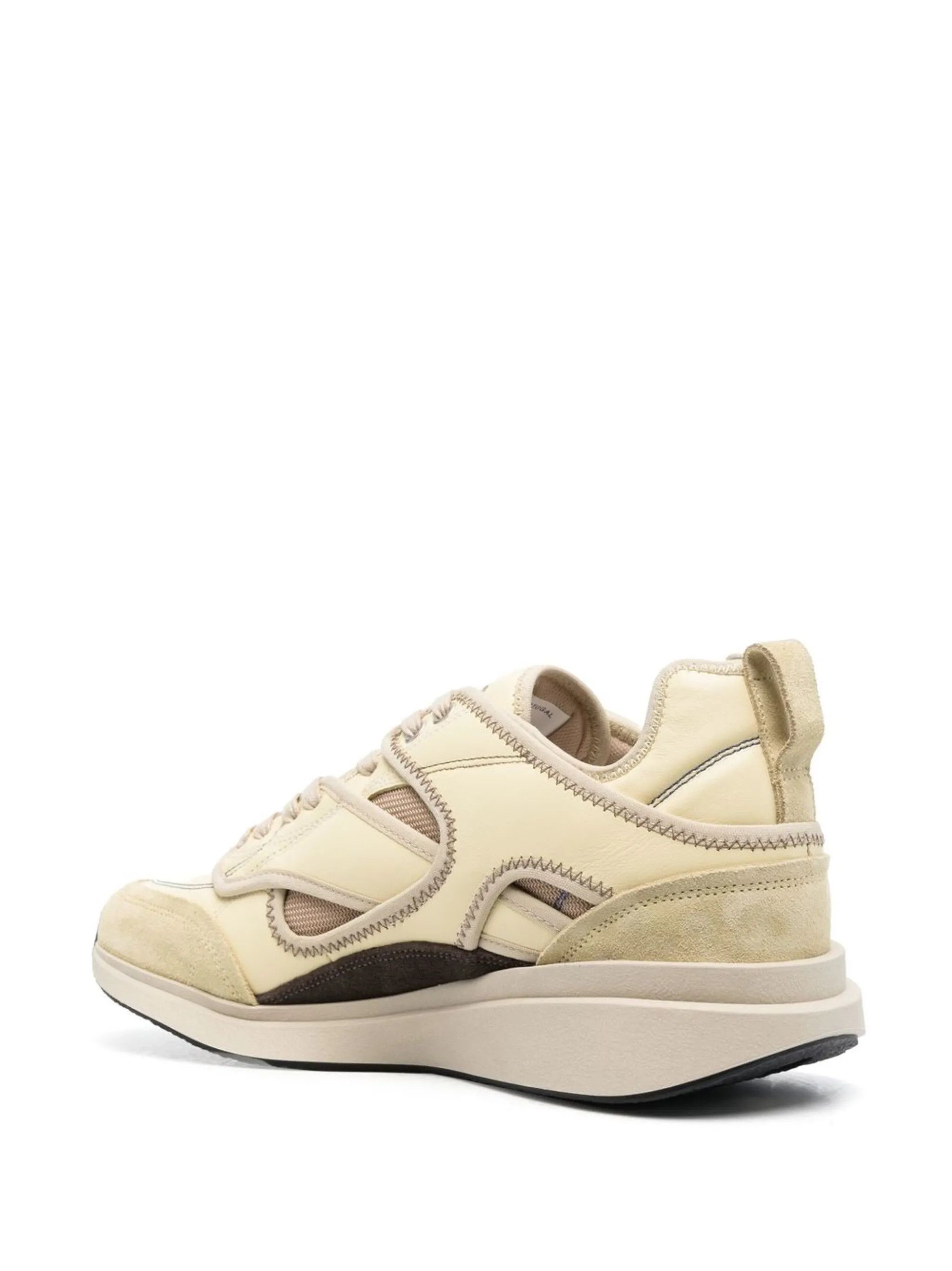 OAMC o1y0225 Logo Low-Top Sneakers in Cream Size US 10 / EU 43 - 3 Thumbnail