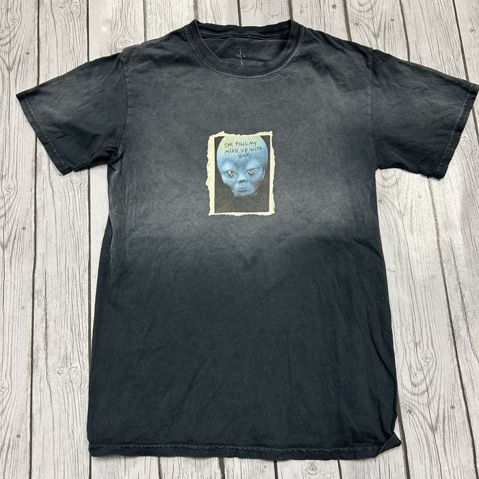 Travis scott hot sale alien shirt