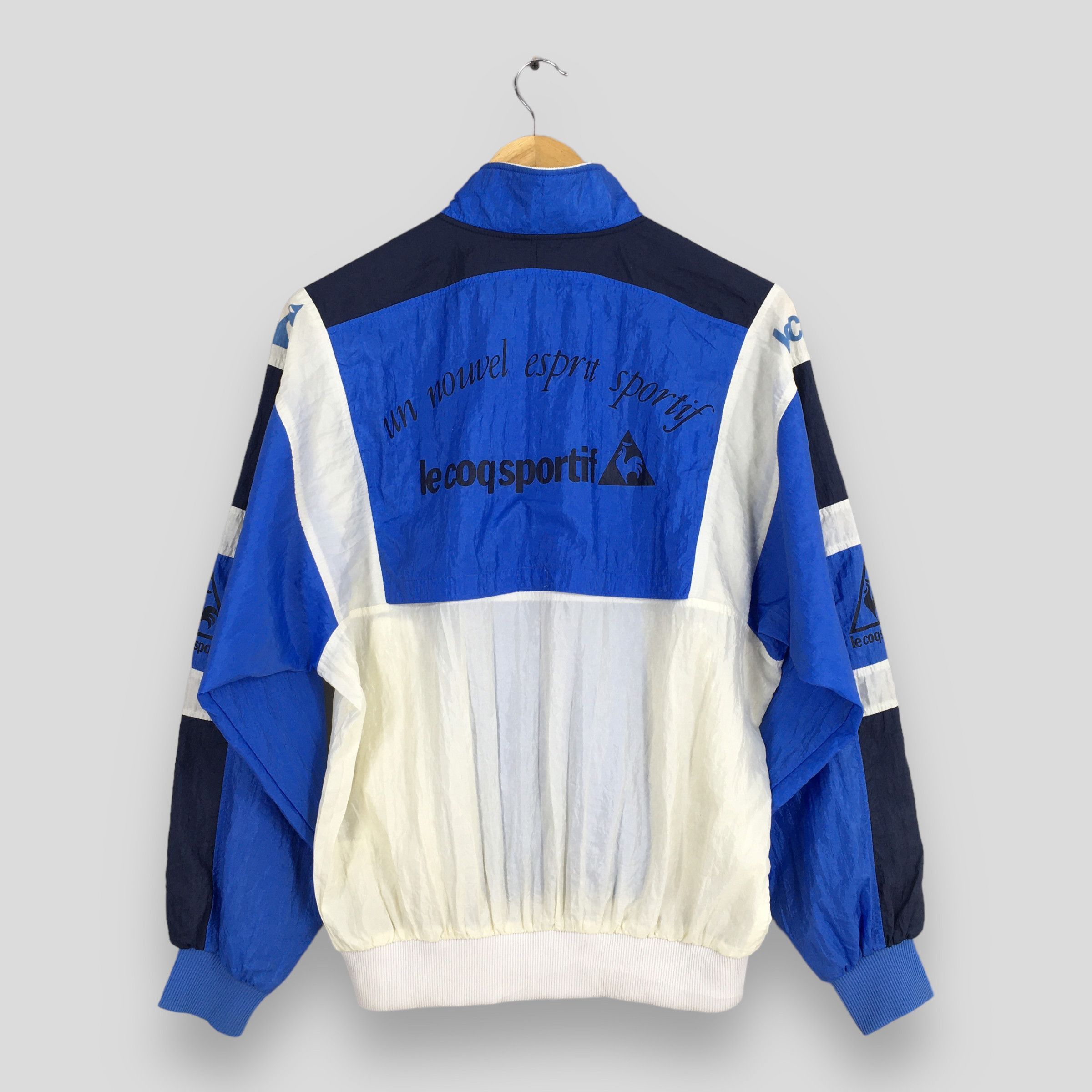 Le Coq Sportif Vintage 90s Le Coq Sportif Windbreaker Jacket Medium Size US M / EU 48-50 / 2 - 8 Thumbnail