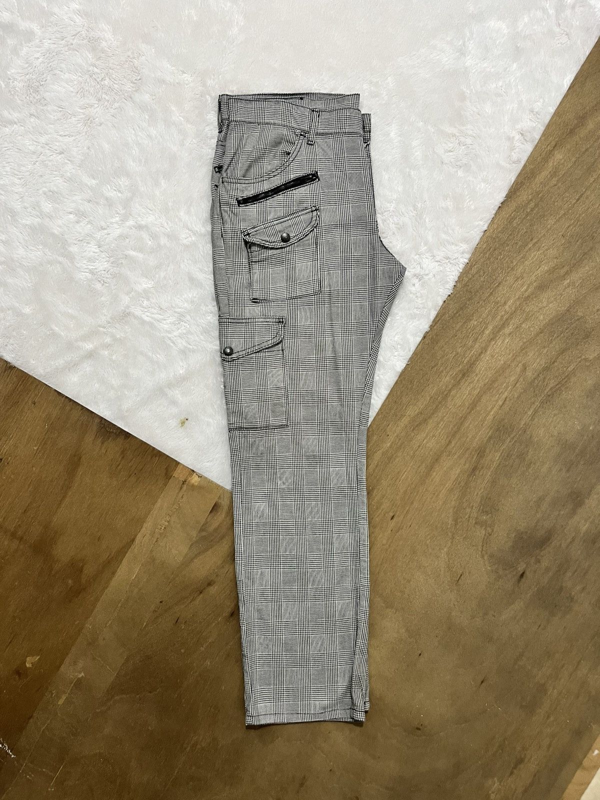 Other Lee Riders Plaid Buckle Cargo Pants Multi Pocket Size US 36 / EU 52 - 9 Thumbnail