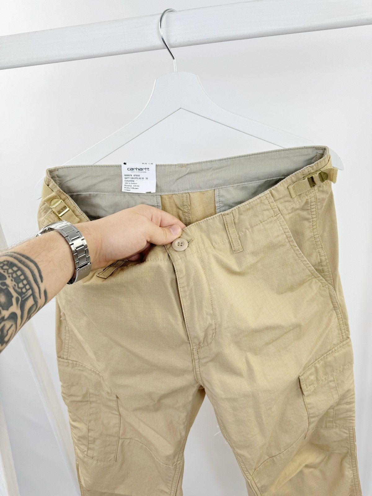 Carhartt × Designer Carhartt Aviation Pants Coyote Size US 32 / EU 48 - 13 Thumbnail