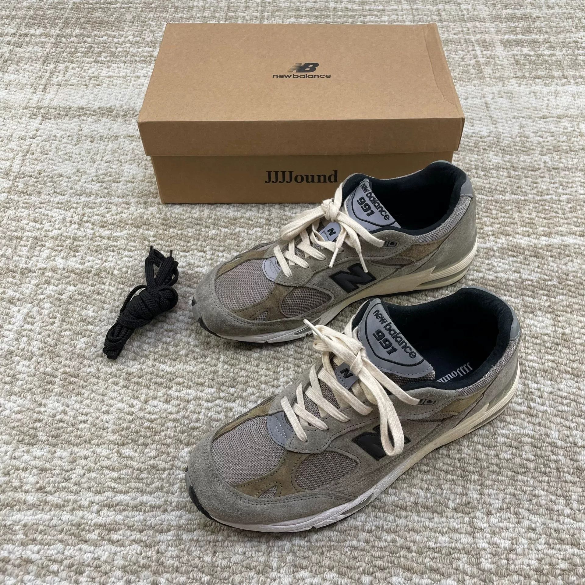JJJJound jjjjound x new balance 991 retro sneakers Size US 9 / EU 42 - 1 Thumbnail