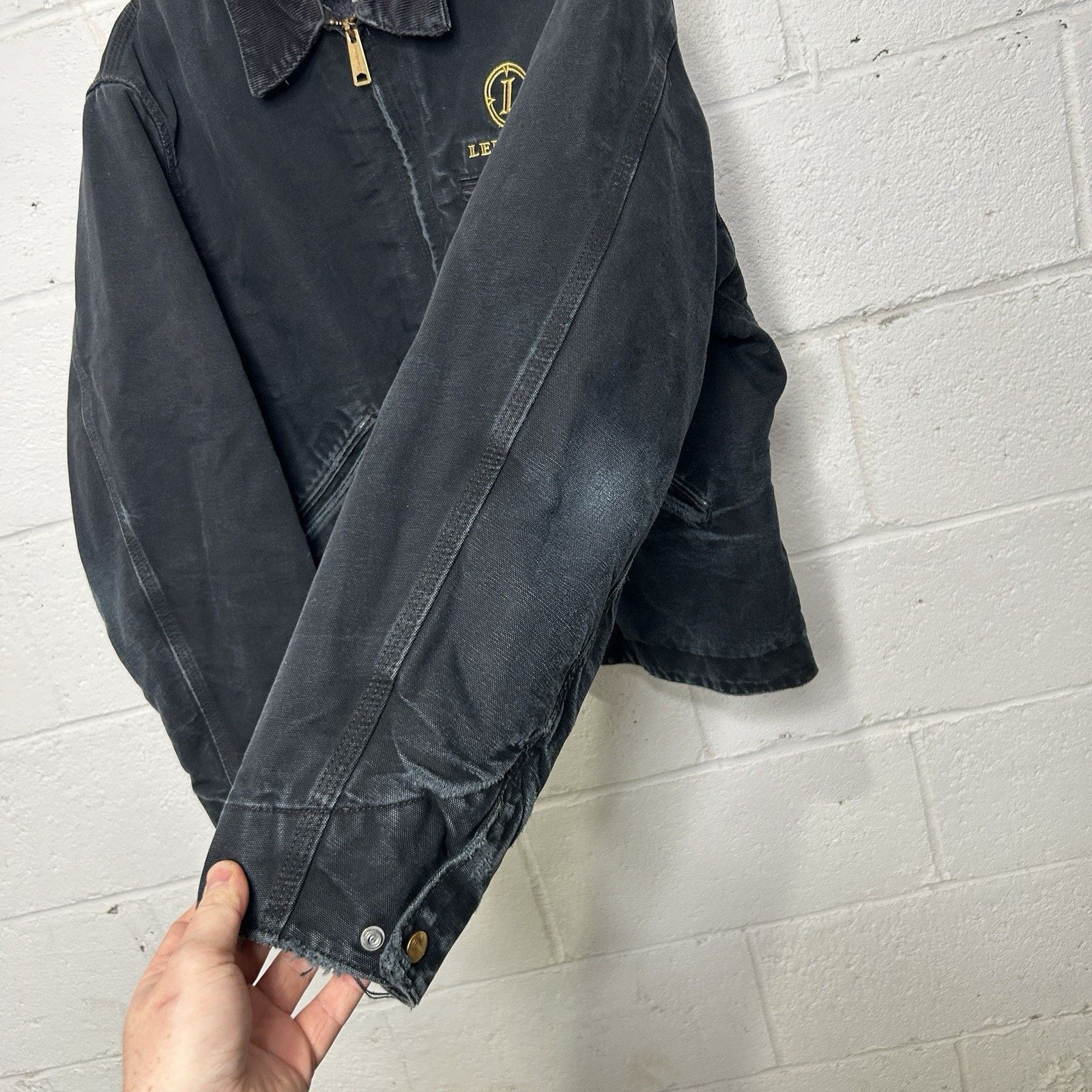 Carhartt Vintage Carhartt Blanketed Detroit Jacket “Black” Leupold Size US L / EU 52-54 / 3 - 11 Thumbnail