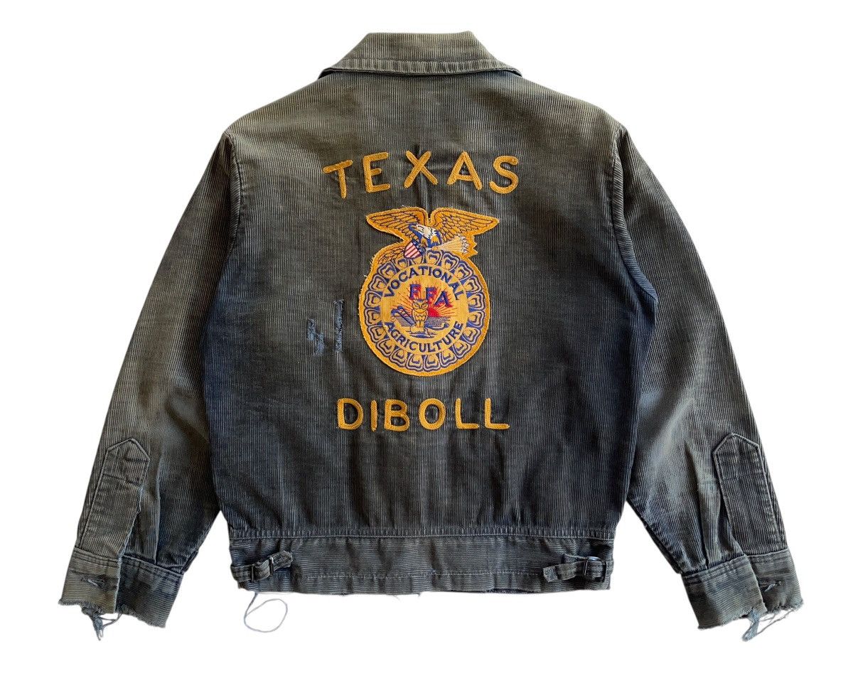 Vintage 70s FFA Texas Diboll Distressed Faded Jacket Size US S / EU 44-46 / 1 - 3 Thumbnail