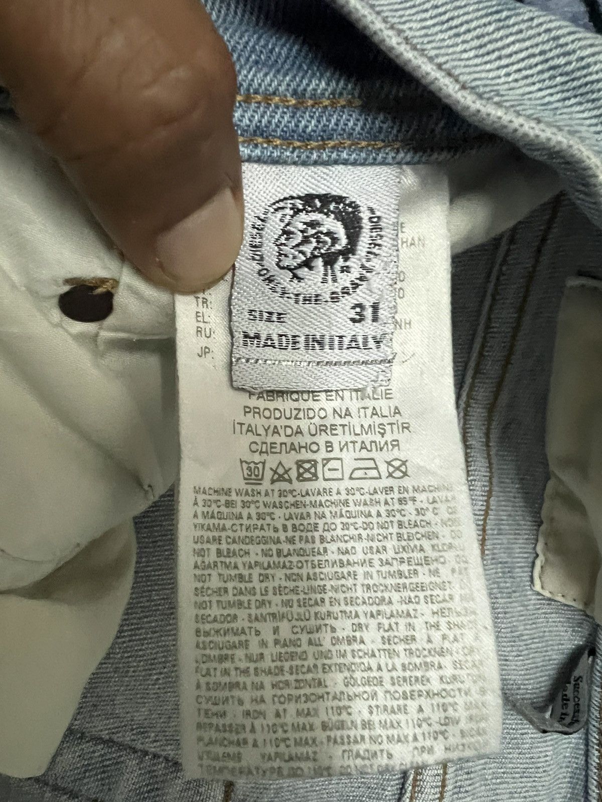 Diesel Diesel Industry - Distressed selvedge jeans Size US 31 - 9 Thumbnail
