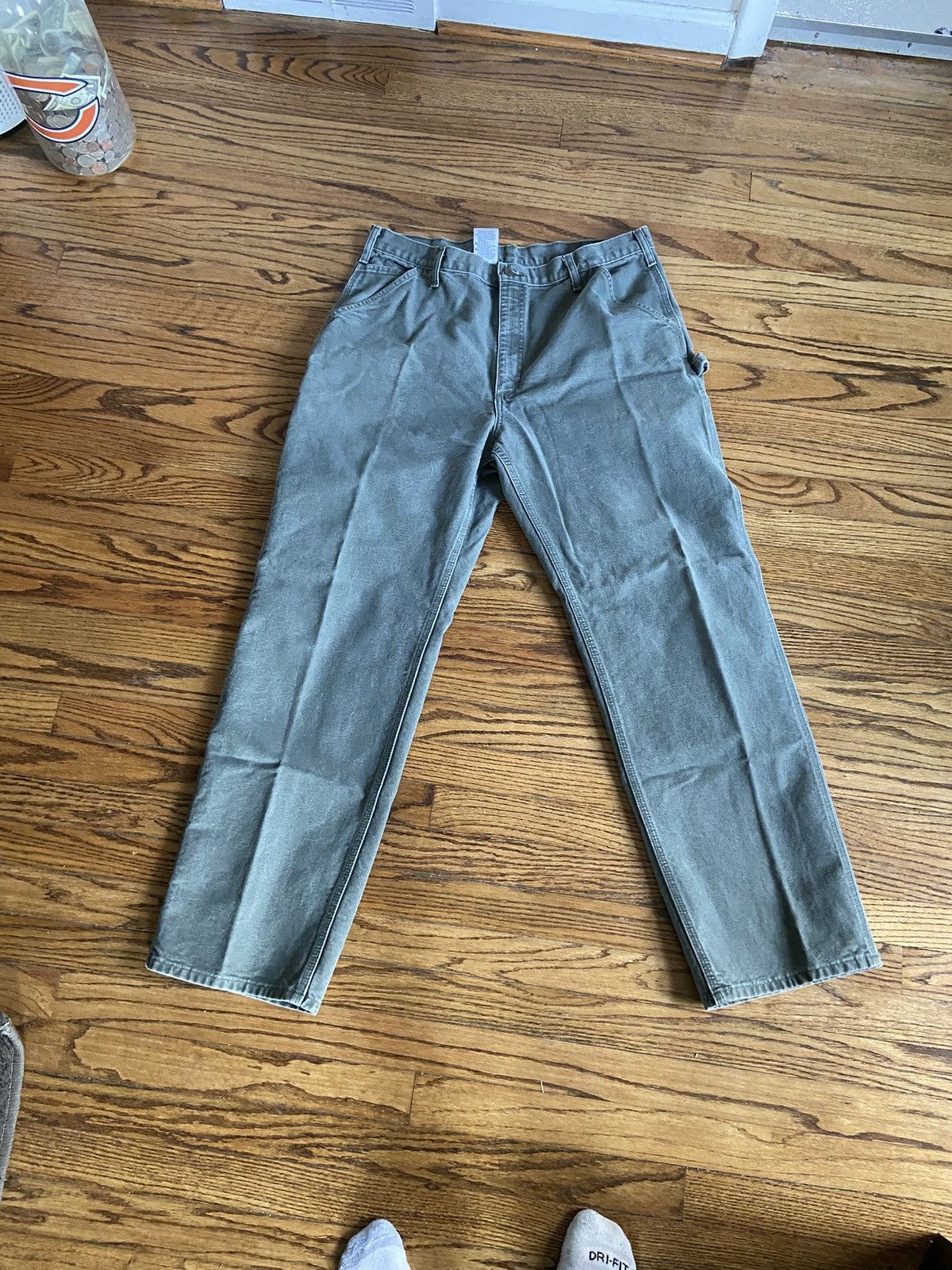 Carhartt × Vintage Vintage green Carhartt jeans Size US 38 / EU 54 - 3 Thumbnail