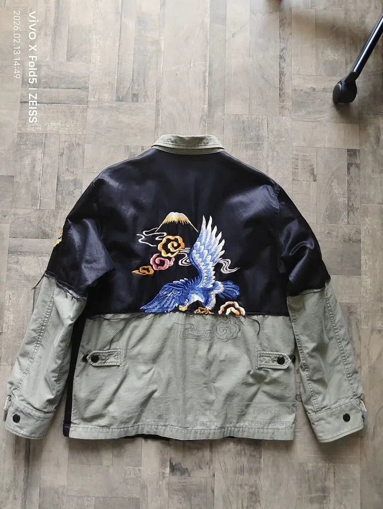Neighborhood Neighborhood Embroidered Jacket Black and Military Green Size US L / EU 52-54 / 3 - 2 Thumbnail