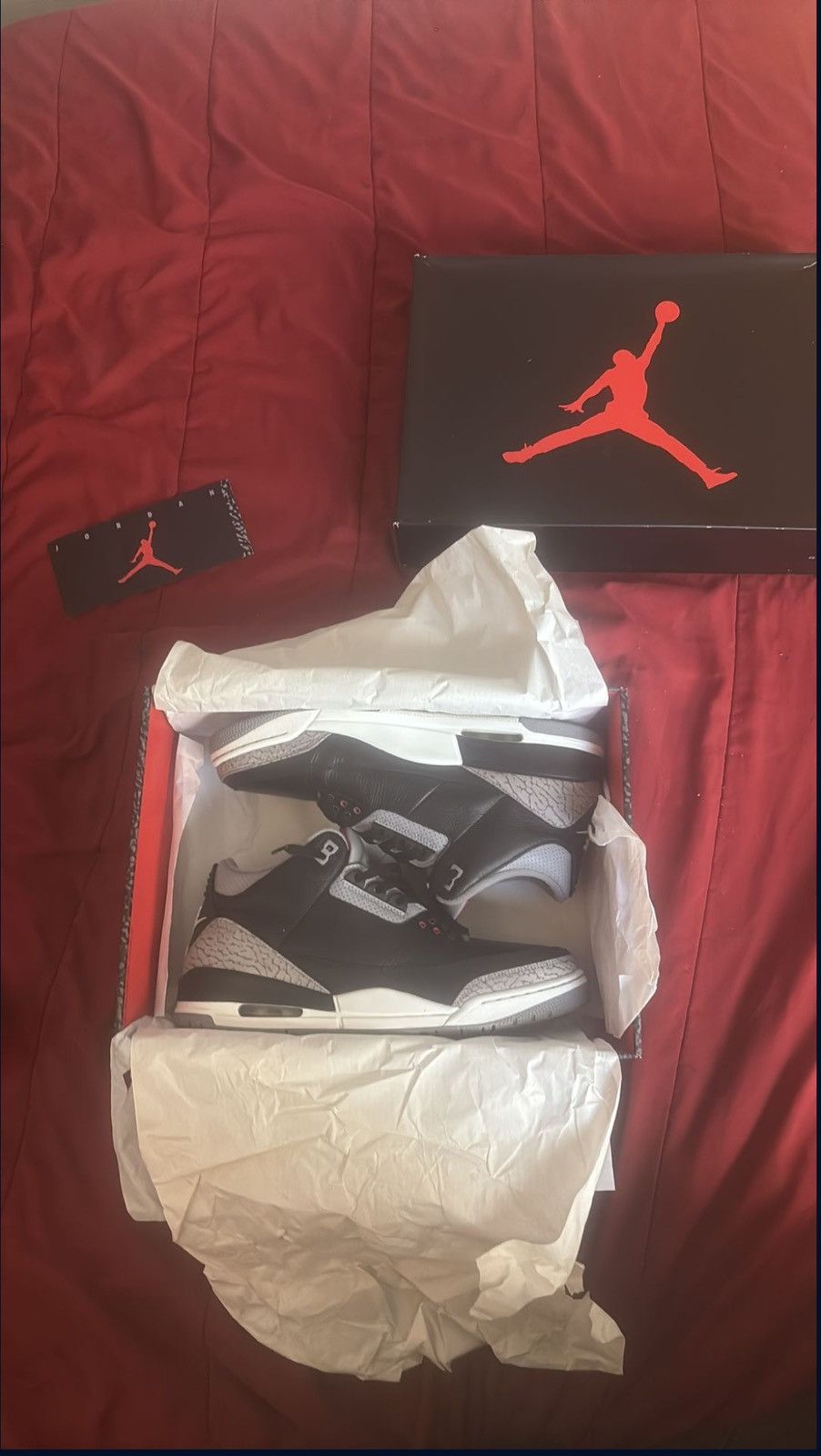 Jordan Brand Jordan 3 Black Cement 2024 Size US 11 / EU 44 - 1 Thumbnail