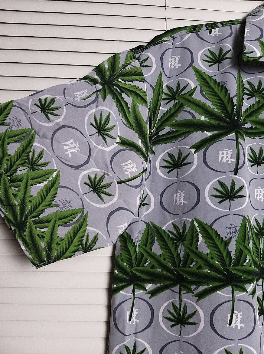 Japanese Brand MUSSO FULL PRINT HEMP GRAPHIC BUTTON UP HAWAII SHIRT Size US L / EU 52-54 / 3 - 6 Thumbnail