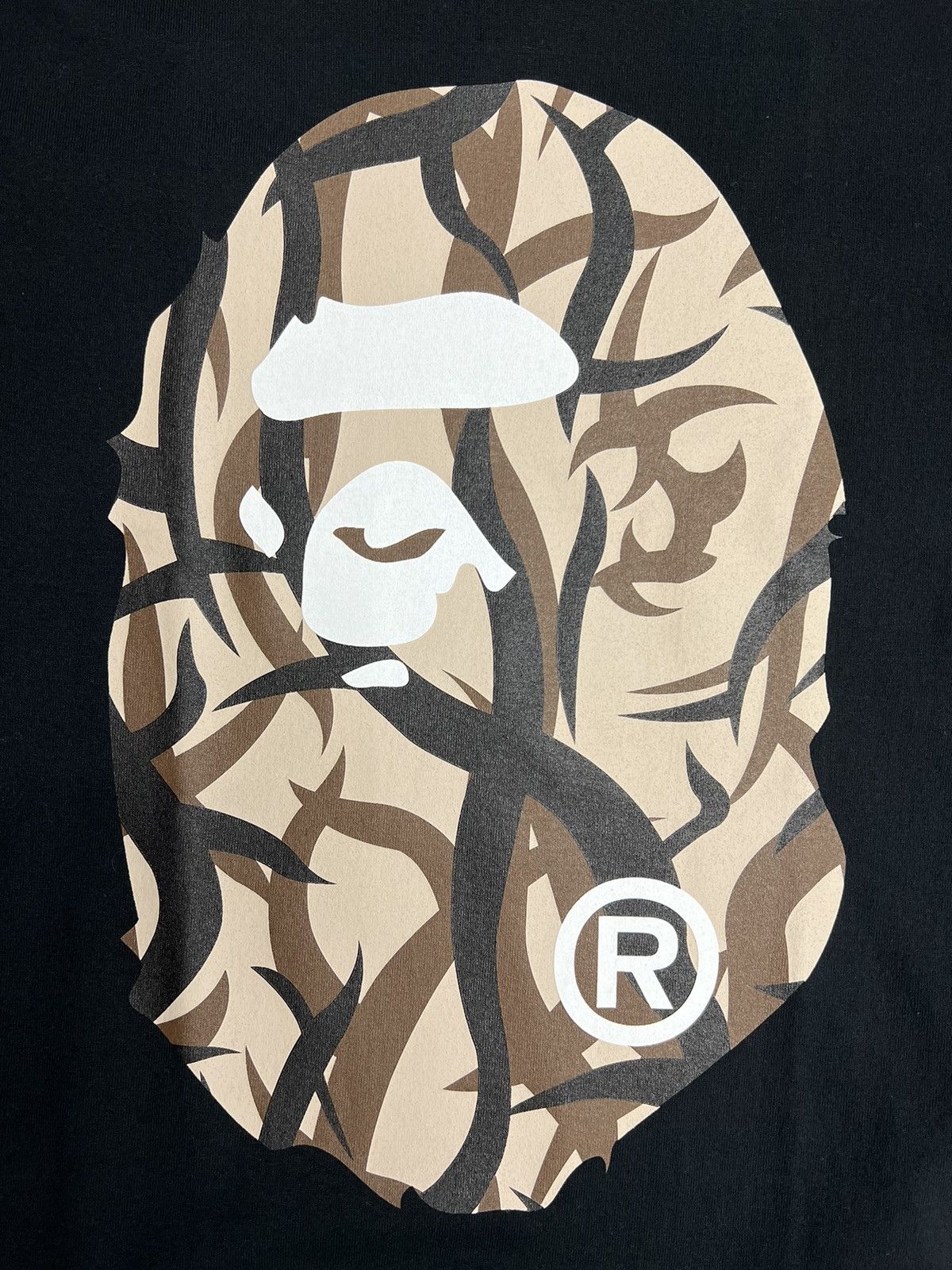 Bape Bape Trial Camo Big Ape Head T-Shirt Size US L / EU 52-54 / 3 - 2 Thumbnail