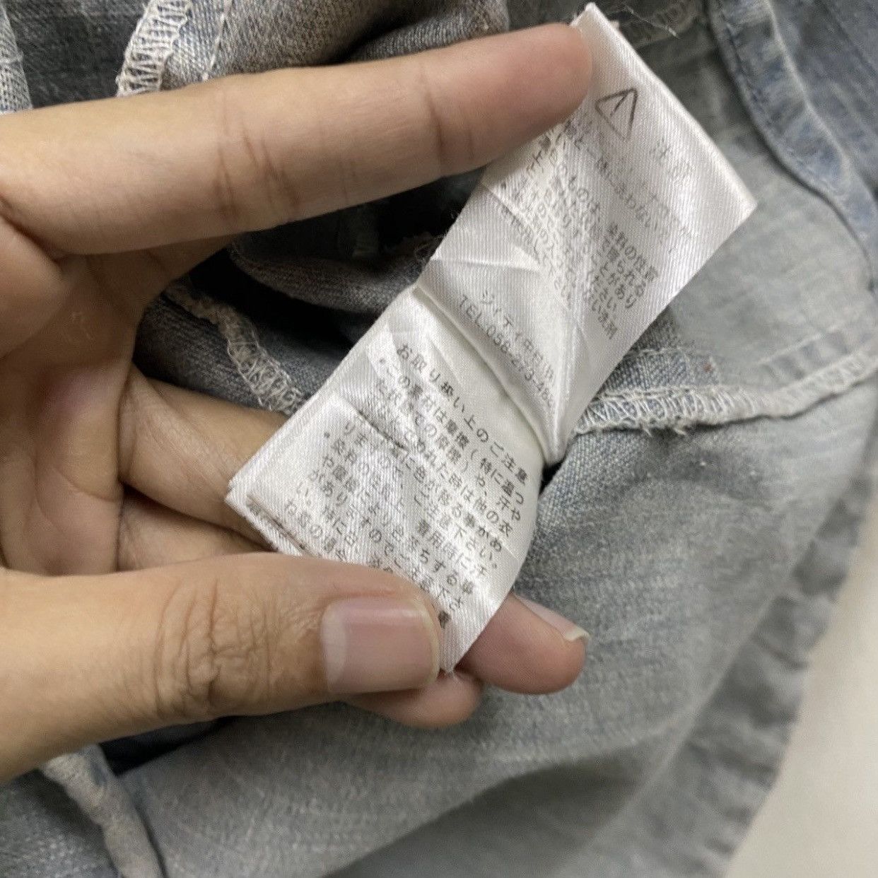 In The Attic IN THE ATTIC Japanese Brand Y2K Grunge Distressed DenimShirt Size US M / EU 48-50 / 2 - 15 Thumbnail