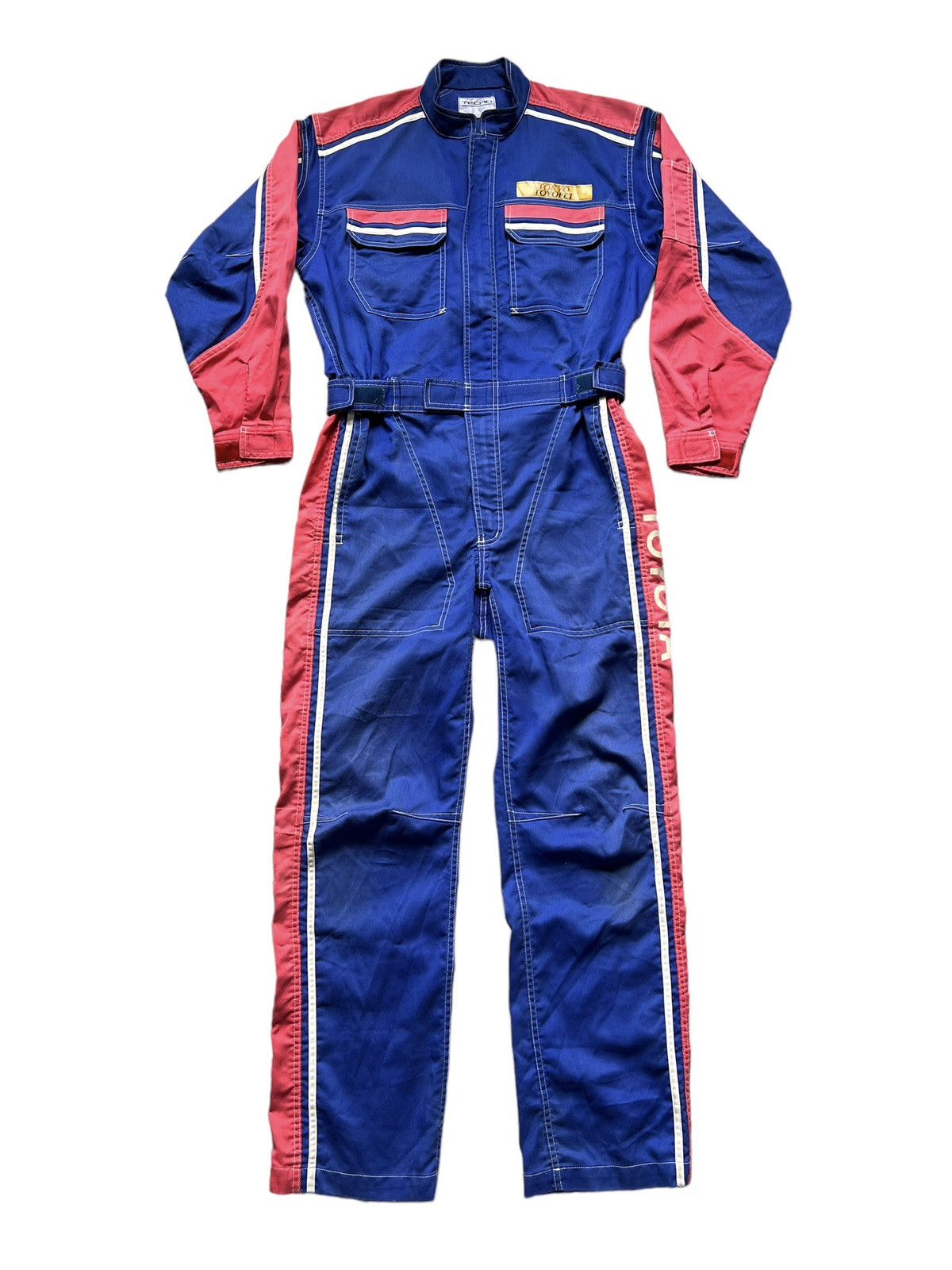Vintage Vintage Toyopet Toyota Racing Jumpsuit Coveralls Size US M / EU 48-50 / 2 - 2 Thumbnail