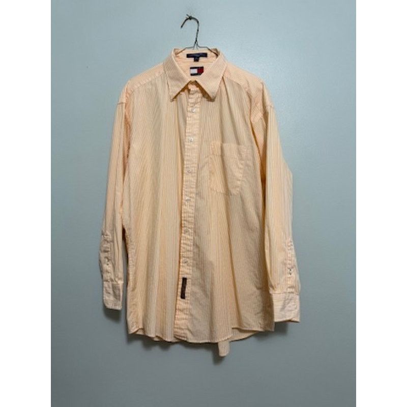 Tommy Hilfiger Tommy Hilfiger yellow striped button down size 16 Size US L / EU 52-54 / 3 - 2 Thumbnail