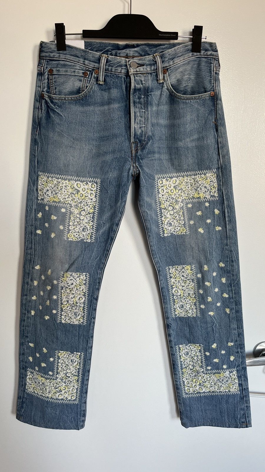 NOMA t.d Noma Td bandana embroidery jeans Size US 33 - 3 Thumbnail