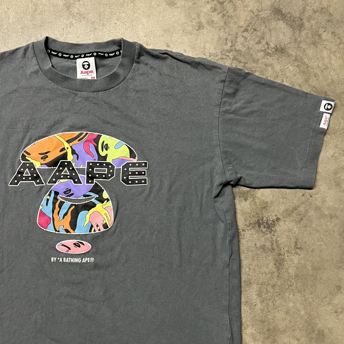 Aape × Bape Aape by A Bathing Ape Multi-Color Graphic T-Shirt Size US M / EU 48-50 / 2 - 1 Thumbnail