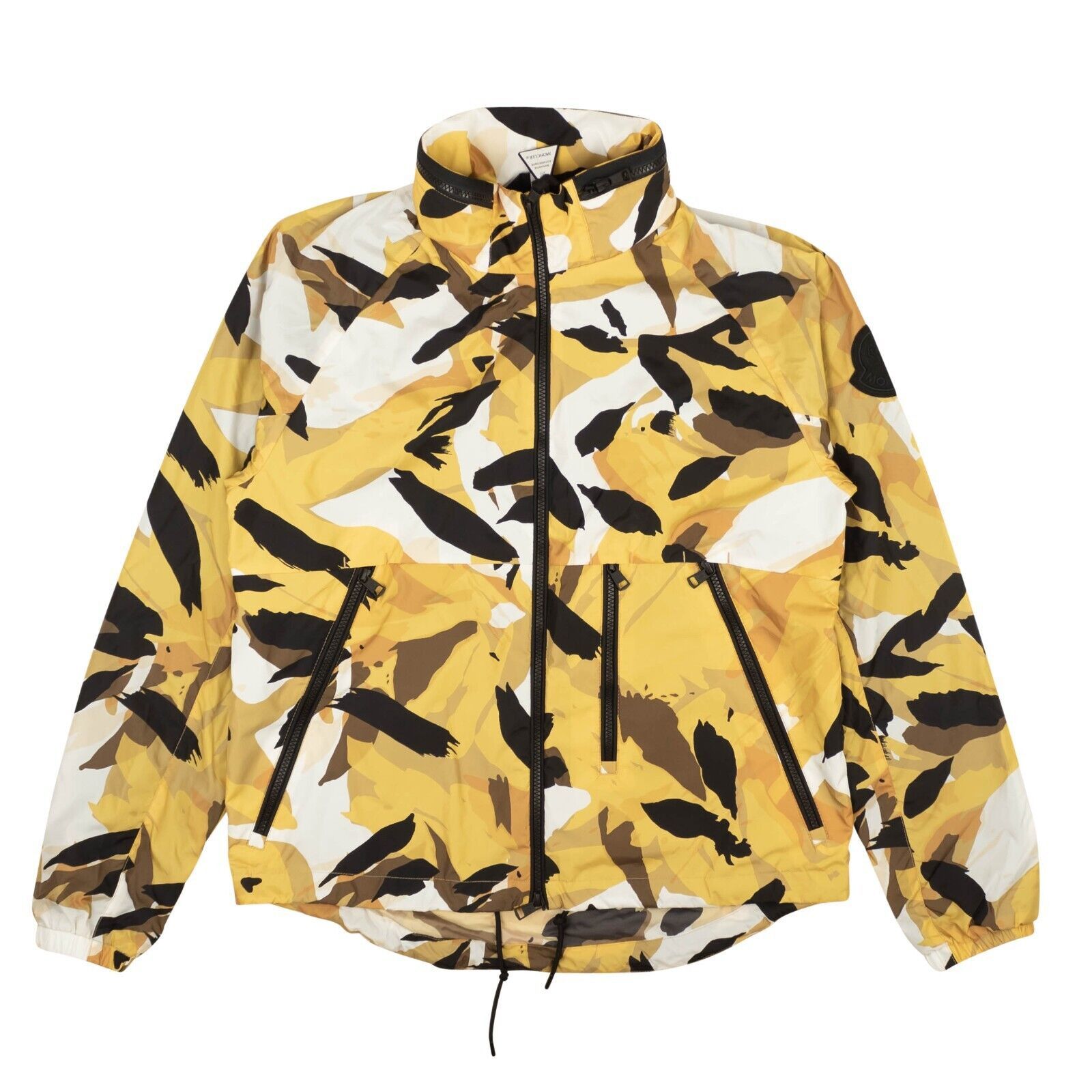 image of Moncler Yellow Oct Camouflage Zip Up Jacket Size 2, Men's