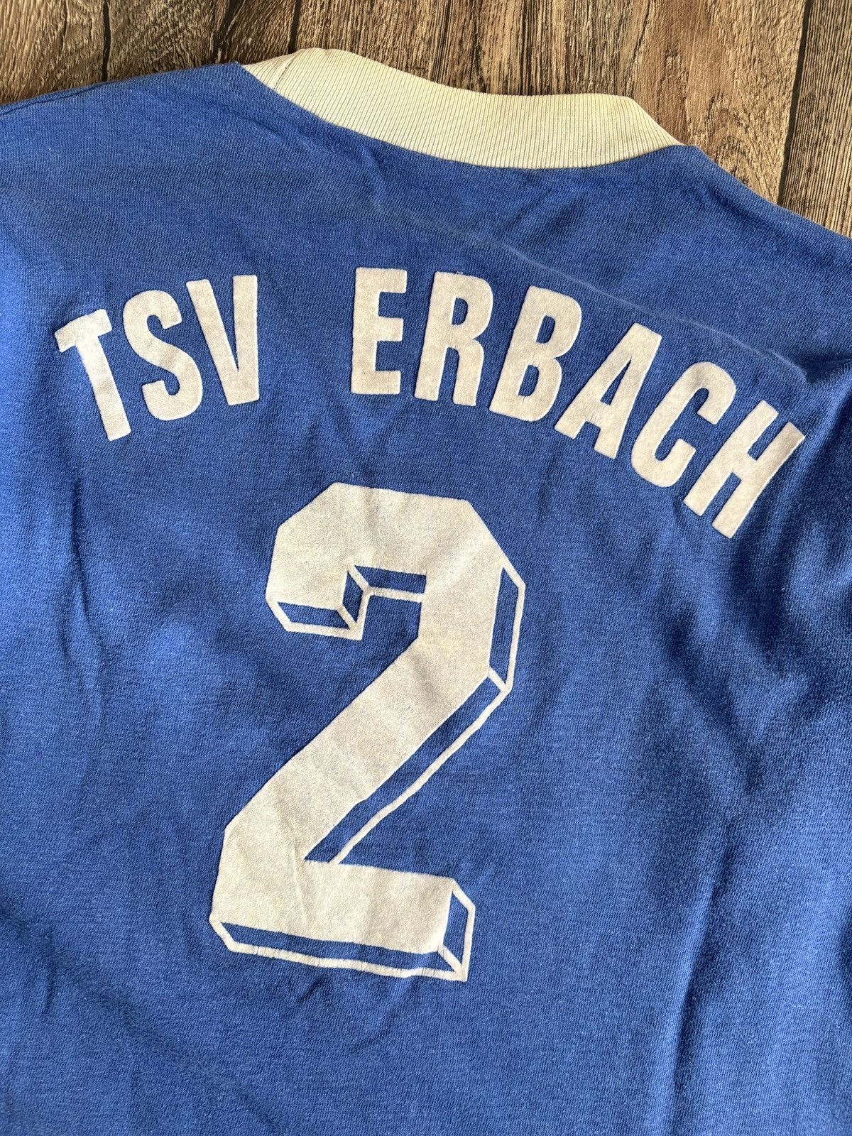 Erima Vintage 80s Erima Football Long Sleeve Shirt #2 West Germany Size US M / EU 48-50 / 2 - 10 Thumbnail