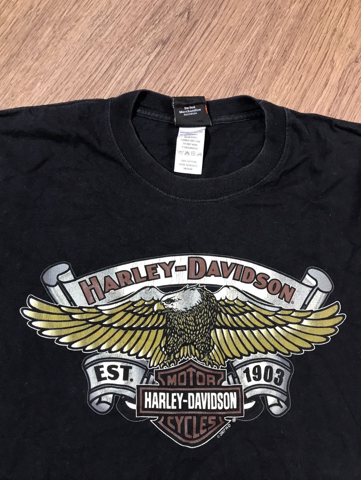 Harley Davidson × Vintage Vintage Harley Davidson t shirt size M Size US M / EU 48-50 / 2 - 2 Thumbnail