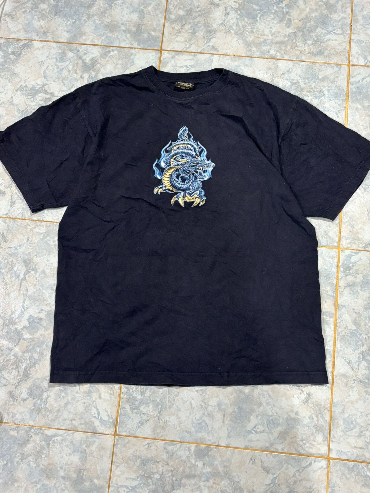 Japanese Brand × Vintage Vintage Y2K Silver Strand Dragon Size US XS / EU 42 / 0 - 1 Thumbnail