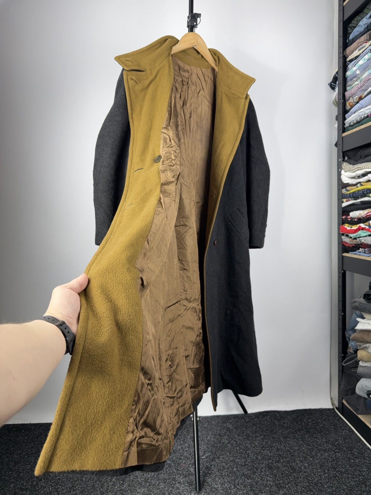 Japanese Brand Vintage 80s West Germany Coat Tranche Japanese style CDG Size US S / EU 44-46 / 1 - 8 Thumbnail
