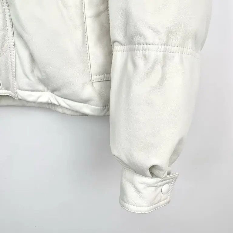Celine o1w1db11124 Cropped Quilted Jacket in White Size S / US 4 / IT 40 - 4 Thumbnail
