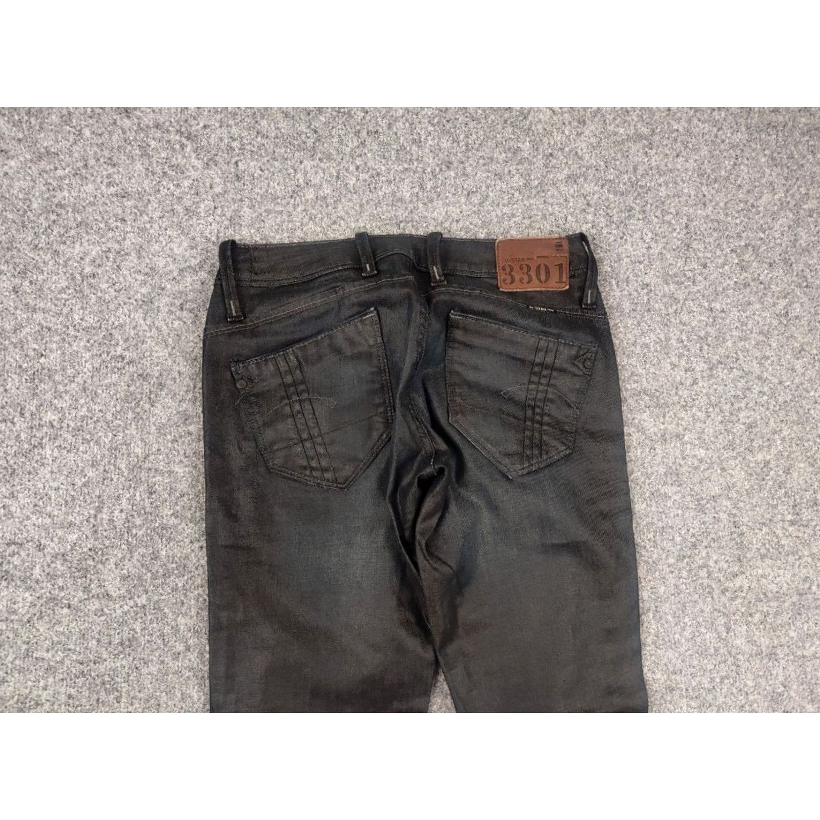 G-Star G Star Raw Elect Straight Jeans 29 Women Blue Low rise 5-Pocket Denim Vintage Y2K Style Stars Brand: G-Star Size 29" - 7 Thumbnail