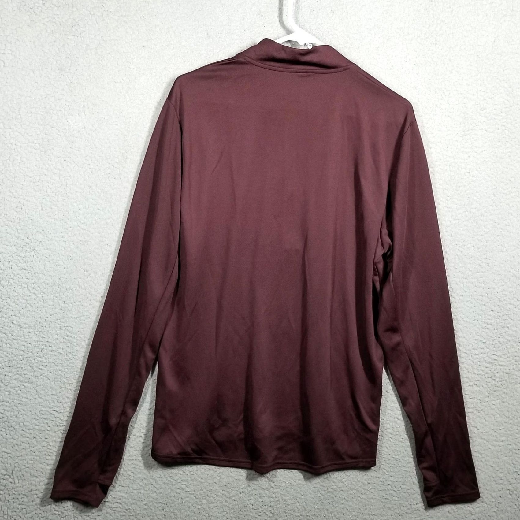 Nike Nike Dri-FIT Pacer Half-Zip Top Men's Medium Running Sports Red Size US M / EU 48-50 / 2 - 2 Thumbnail