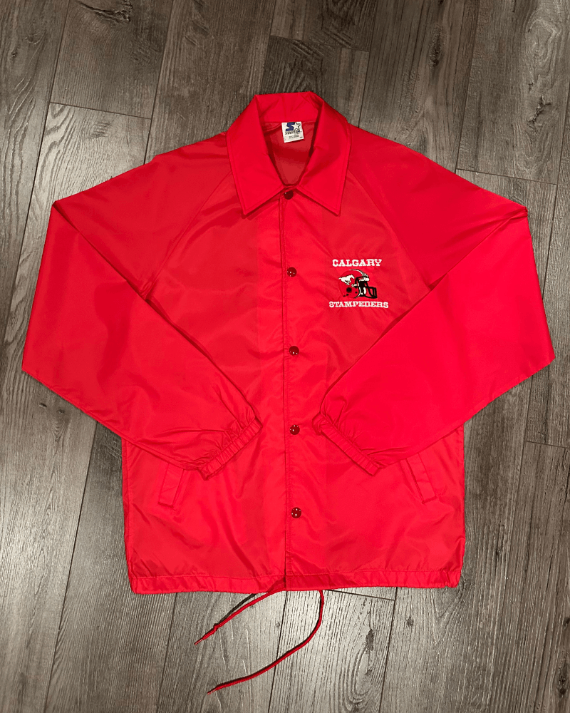 Starter × Vintage Vintage Starter Calgary Stampeders CFL Coach Jacket - Small Size US S / EU 44-46 / 1 - 1 Thumbnail