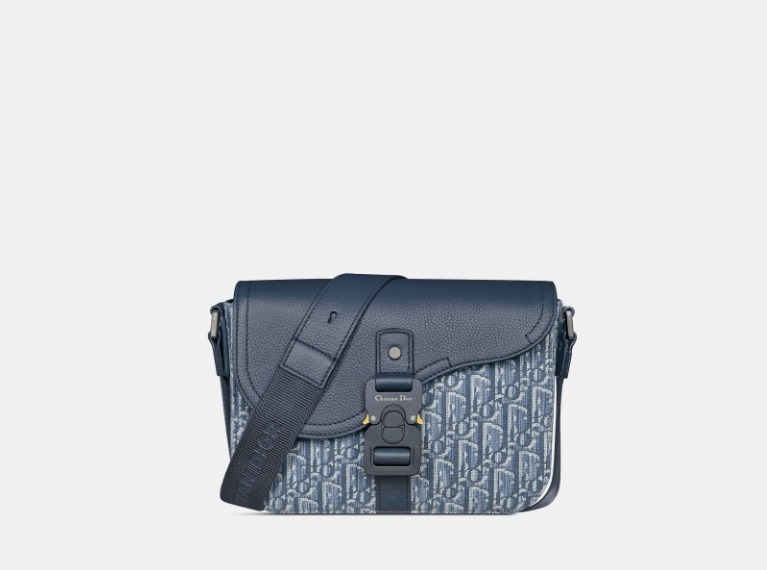 Dior o1w1db10426 1ADPO0 Size : OS / Small Saddle Bag in Blue Size ONE SIZE - 1 Thumbnail