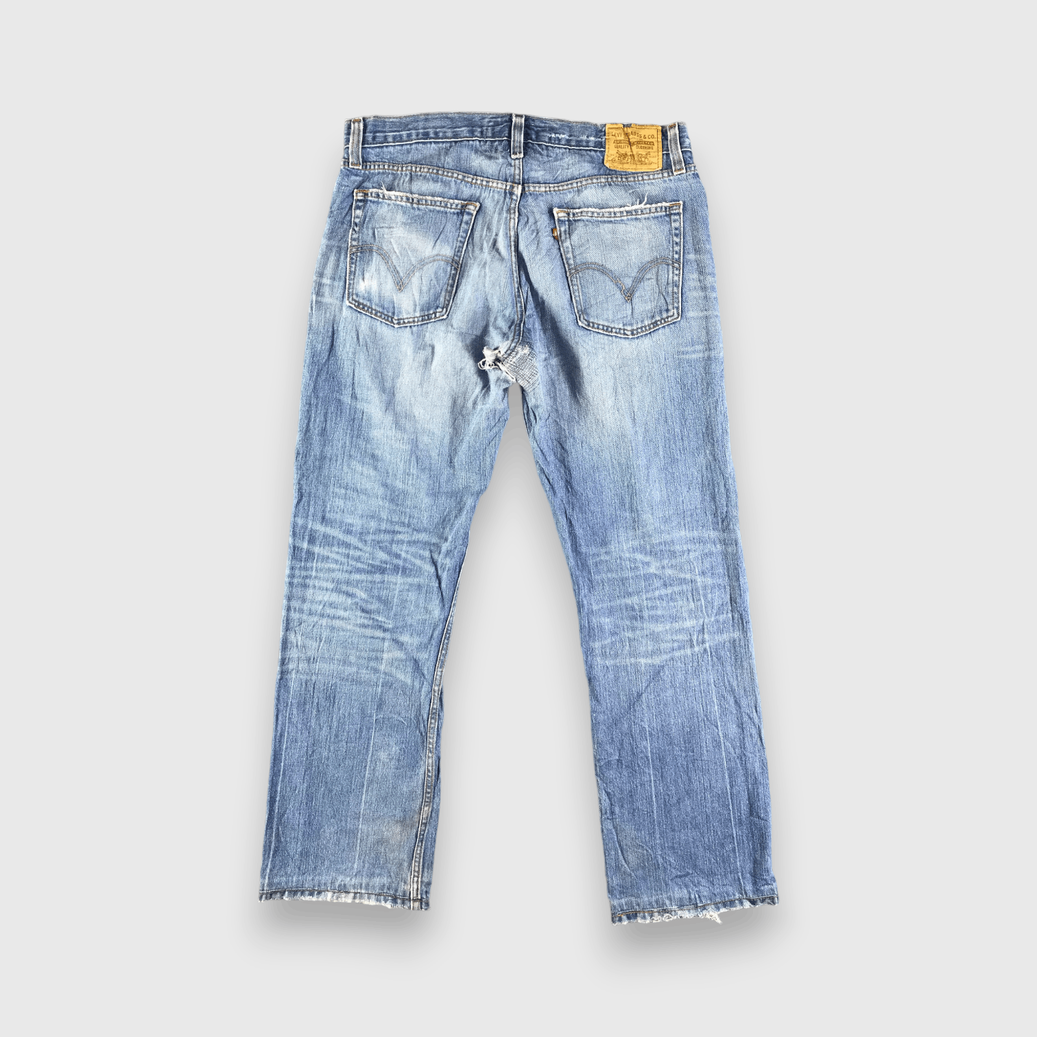 Levi's Vintage Blue Wash Levis 514 Jeans-J3230 Size US 38 / EU 54 - 2 Thumbnail