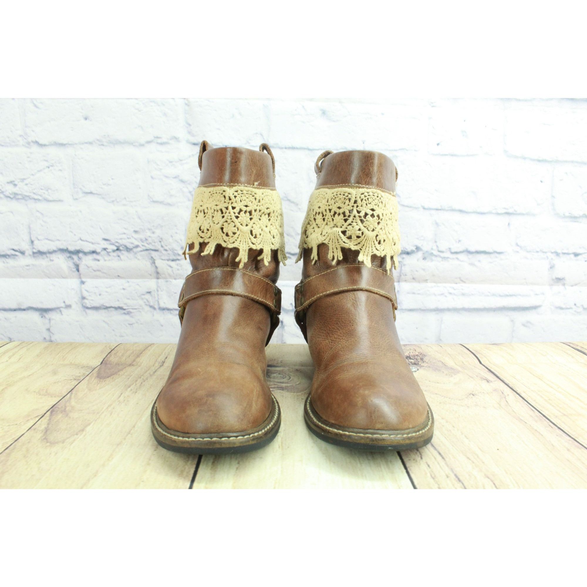 Other Latigo Zephyr Women's Leather Harness Ankle Boots Size 7 M Size US 7 / IT 37 - 4 Thumbnail