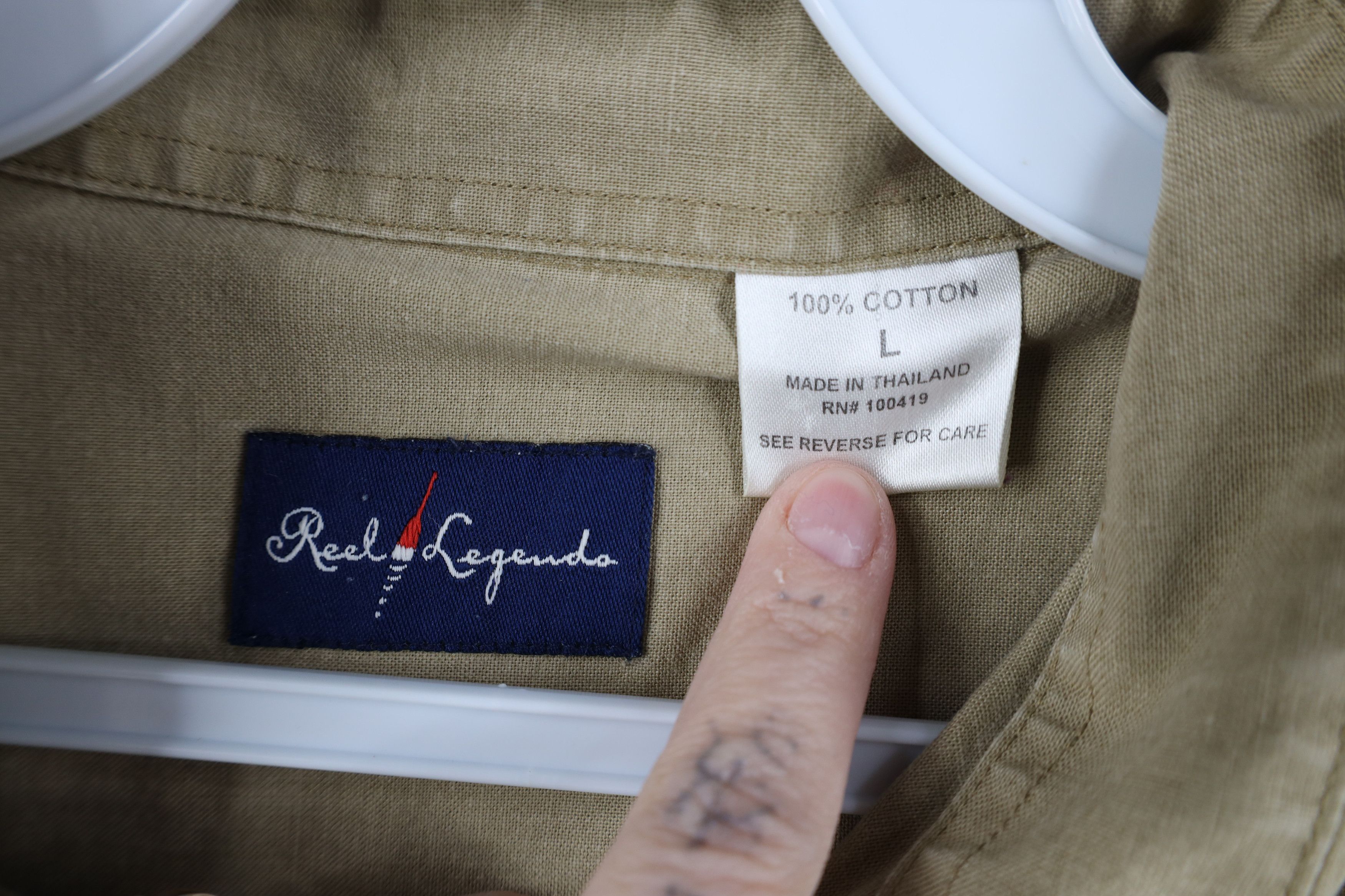 Vintage Vintage 90s Y2K Streetwear Canvas Short Sleeve Button Shirt Size US L / EU 52-54 / 3 - 8 Thumbnail