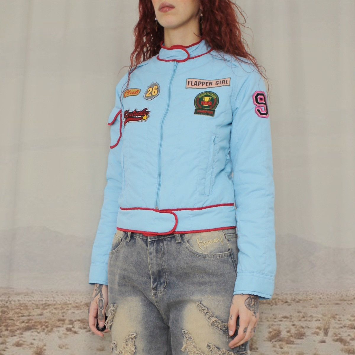 Vintage ❄️TEAL PADDED JACKET❄️ Size S / US 4 / IT 40 - 2 Thumbnail