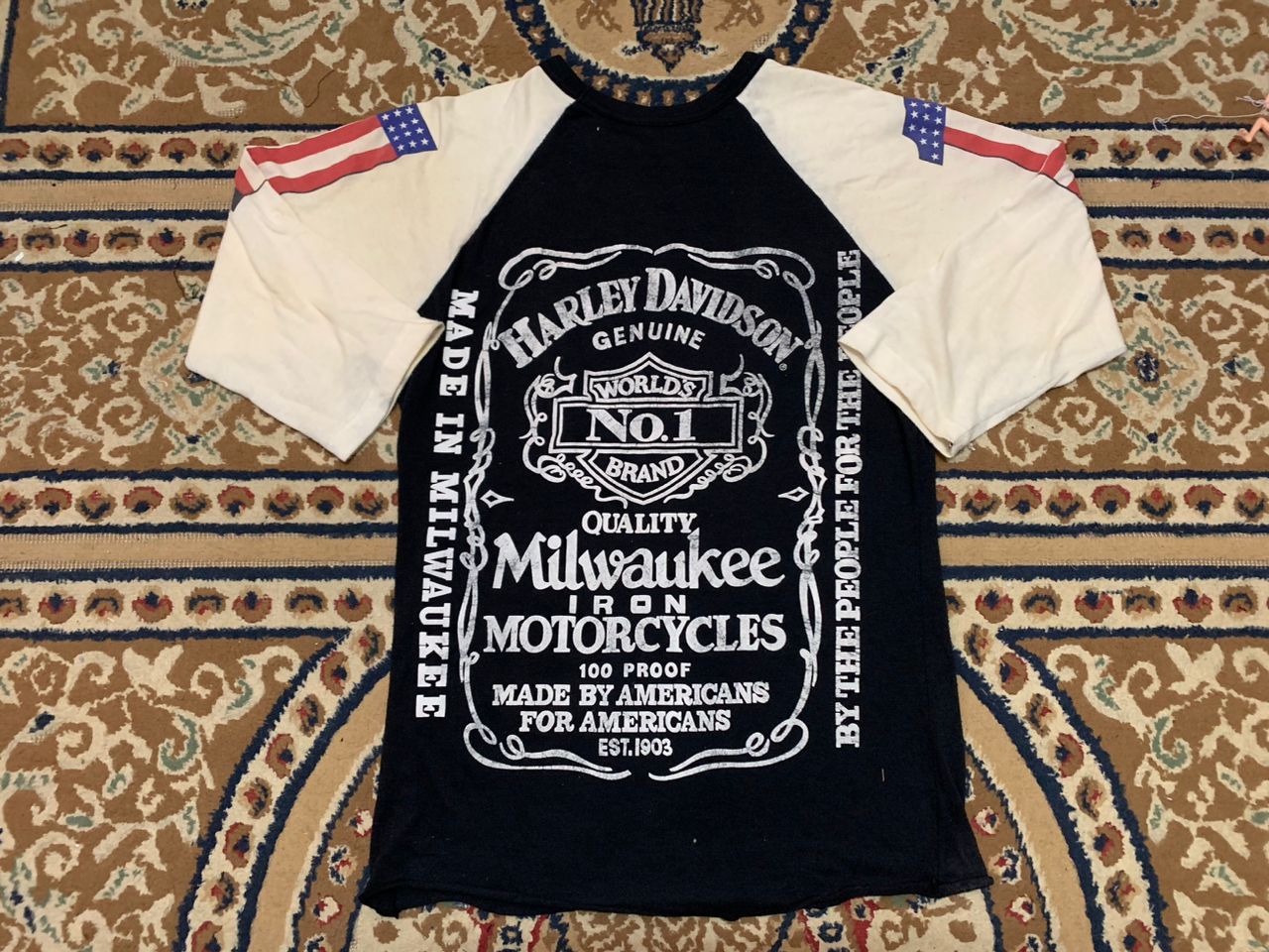 Vintage VINTAGE HARLEY DAVIDSON 3Q Size US M / EU 48-50 / 2 - 5 Thumbnail