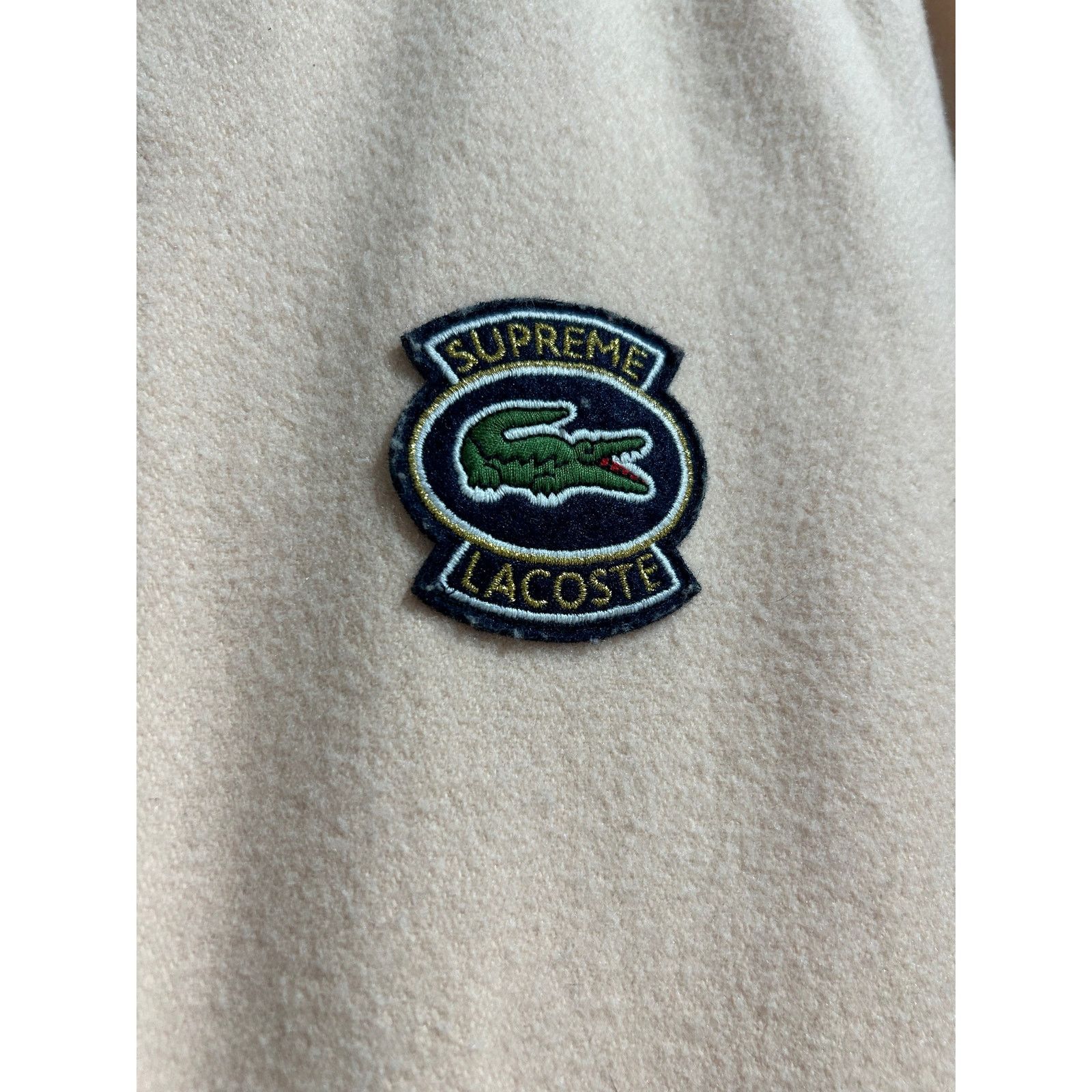 Supreme SUPREME LACOSTE PINK VARSITY JACKET SMALL Size US S / EU 44-46 / 1 - 4 Thumbnail