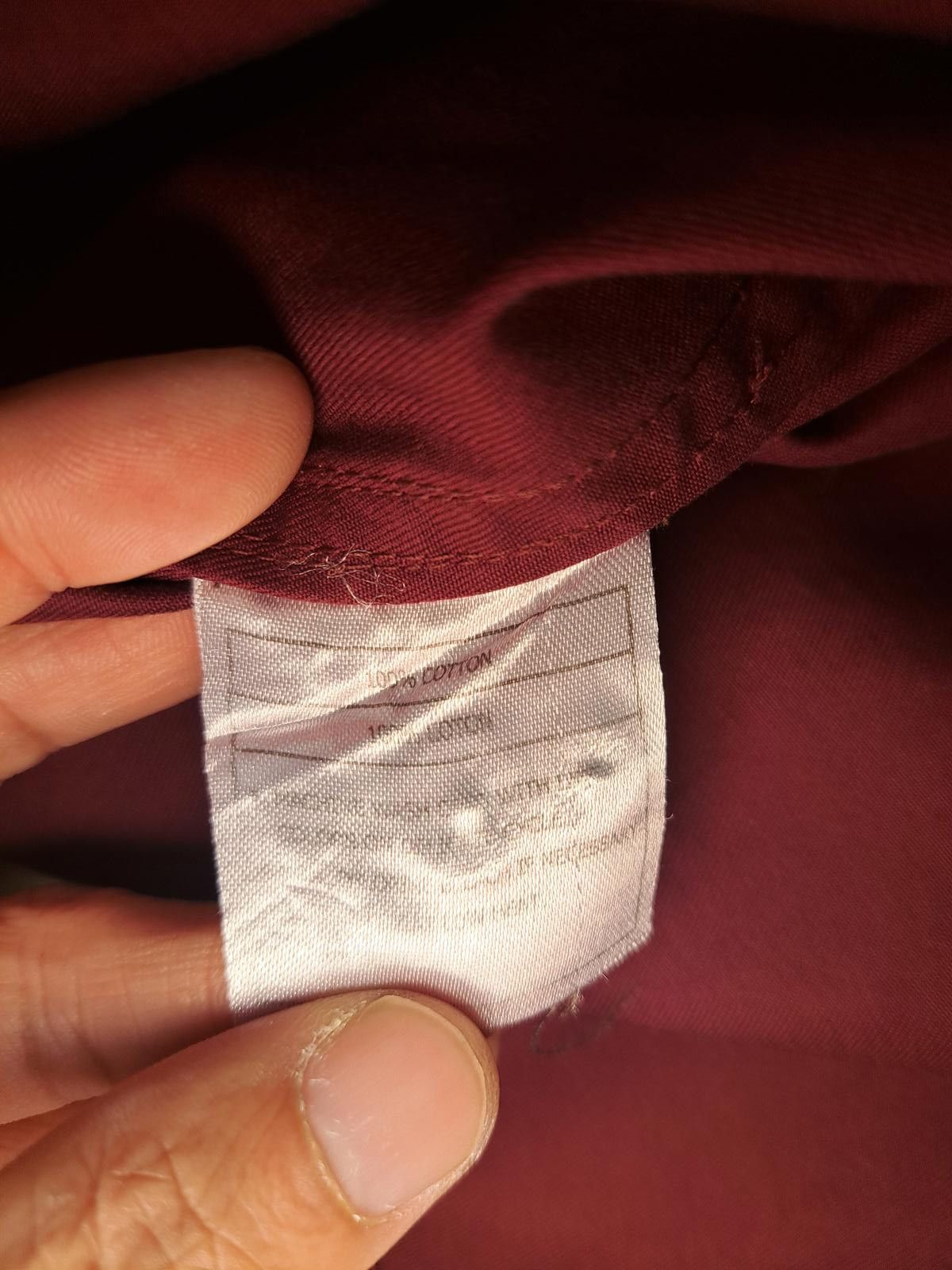 Ariat Ariat Button Up Long Sleeve Shirt Mens XL Burgundy Cotton Size US XL / EU 56 / 4 - 3 Thumbnail