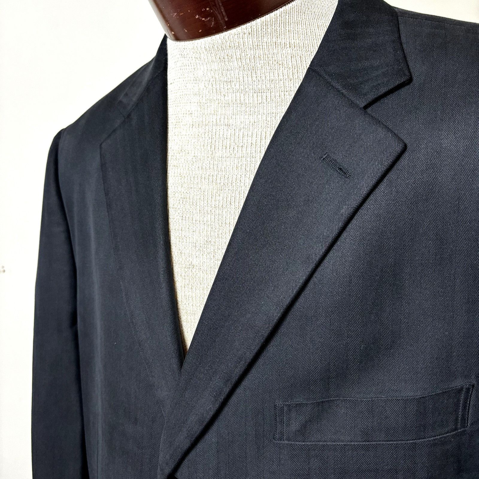 Nordstrom Island Pacific John Nordstrom 44L Navy Sport Coat Blazer Pur Size 44L - 11 Thumbnail