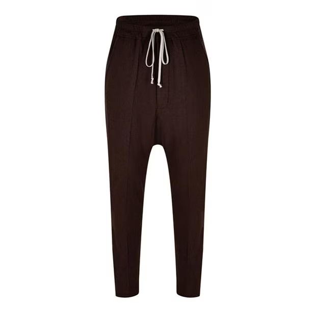 o1g2r1mq0624 Drawstring Pants in Brown