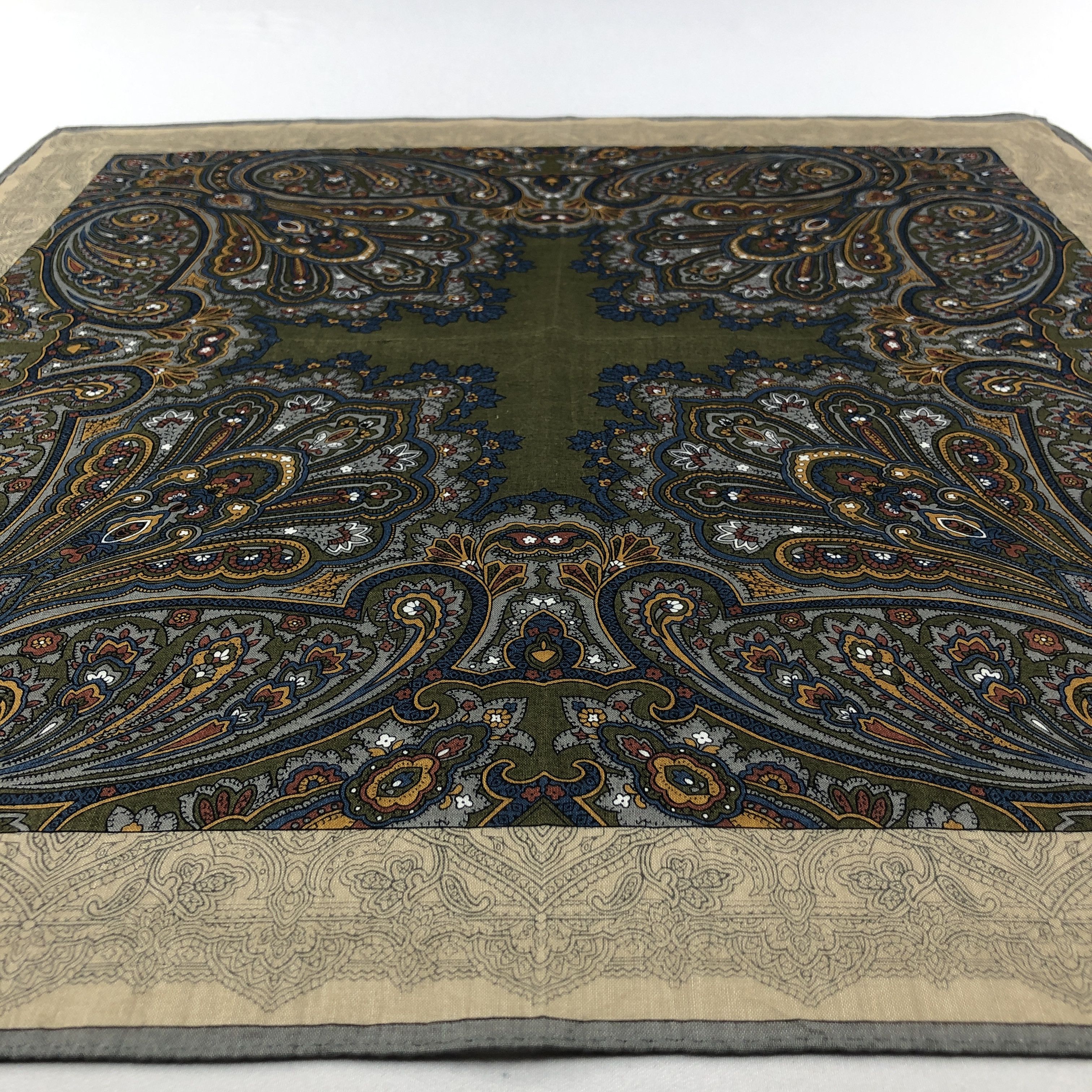 Christian Dior Monsieur Christian Dior Handkerchief Neckerchief Bandana H2882 Size ONE SIZE - 4 Thumbnail