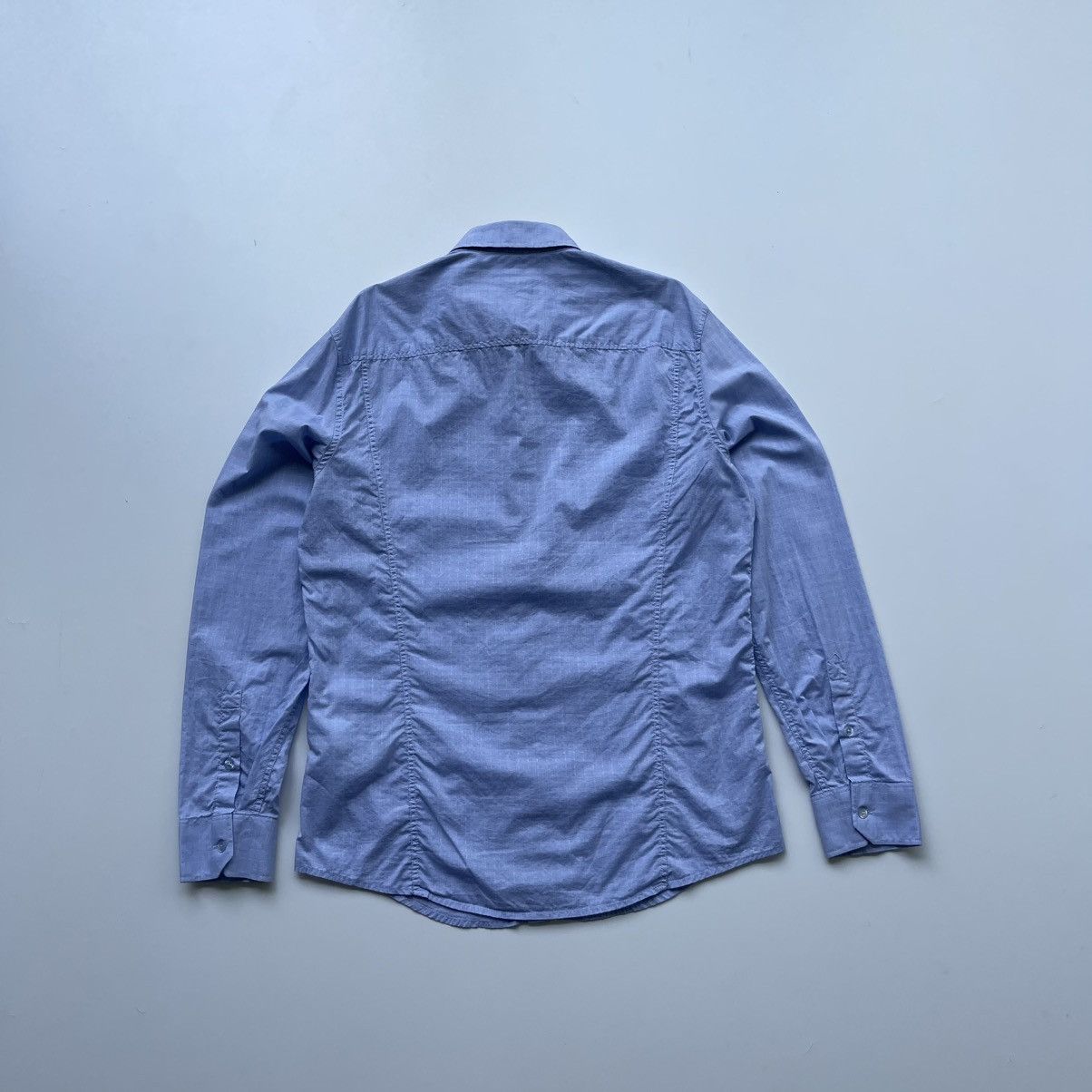 Dirk Bikkembergs Dirk Bikkembergs Cotton Regular Fit Button Ups Shirt Blue Size US M / EU 48-50 / 2 - 3 Thumbnail