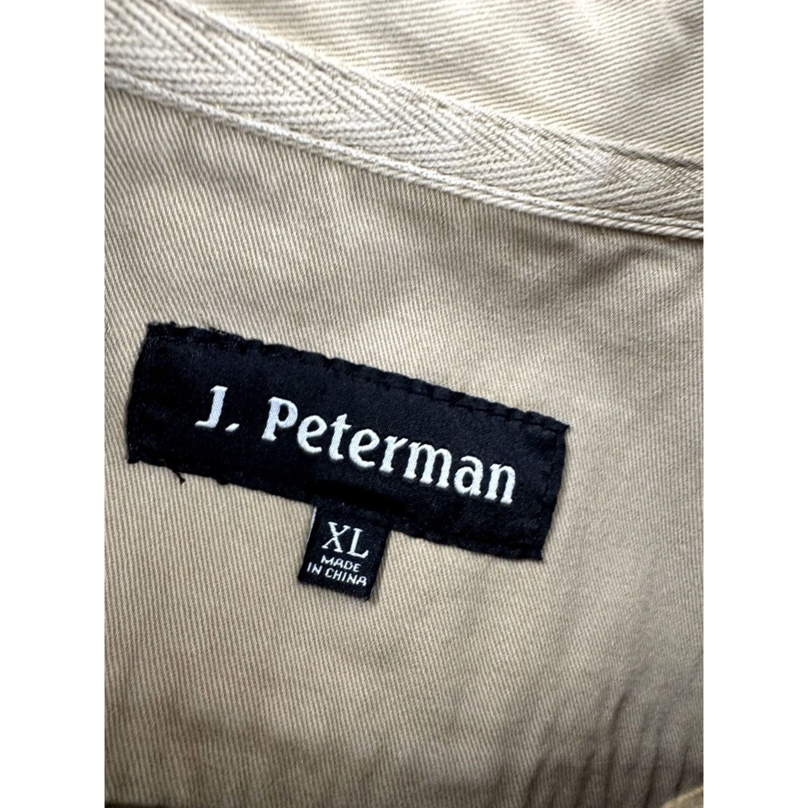 Vintage J. Peterman XL Classic Safari Vintage Shirt Men Button-Up Long Sleeve Tan Classic Safari Vintage Shirt J. Peterman XL Mens Shirt Size US XL / EU 56 / 4 - 4 Thumbnail