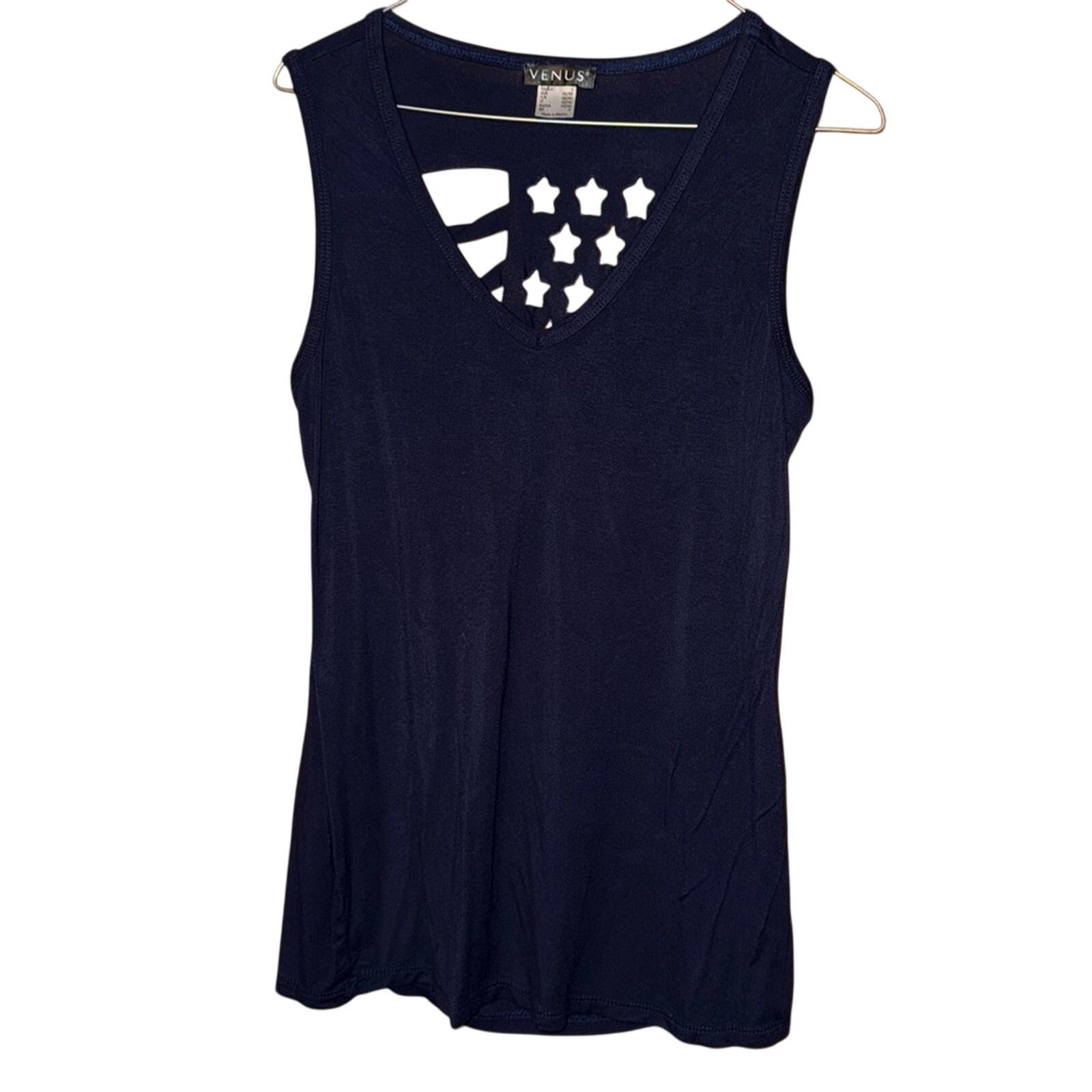 Other VENUS Women's Navy Blue Sleeveless Top Size S / US 4 / IT 40 - 1 Thumbnail