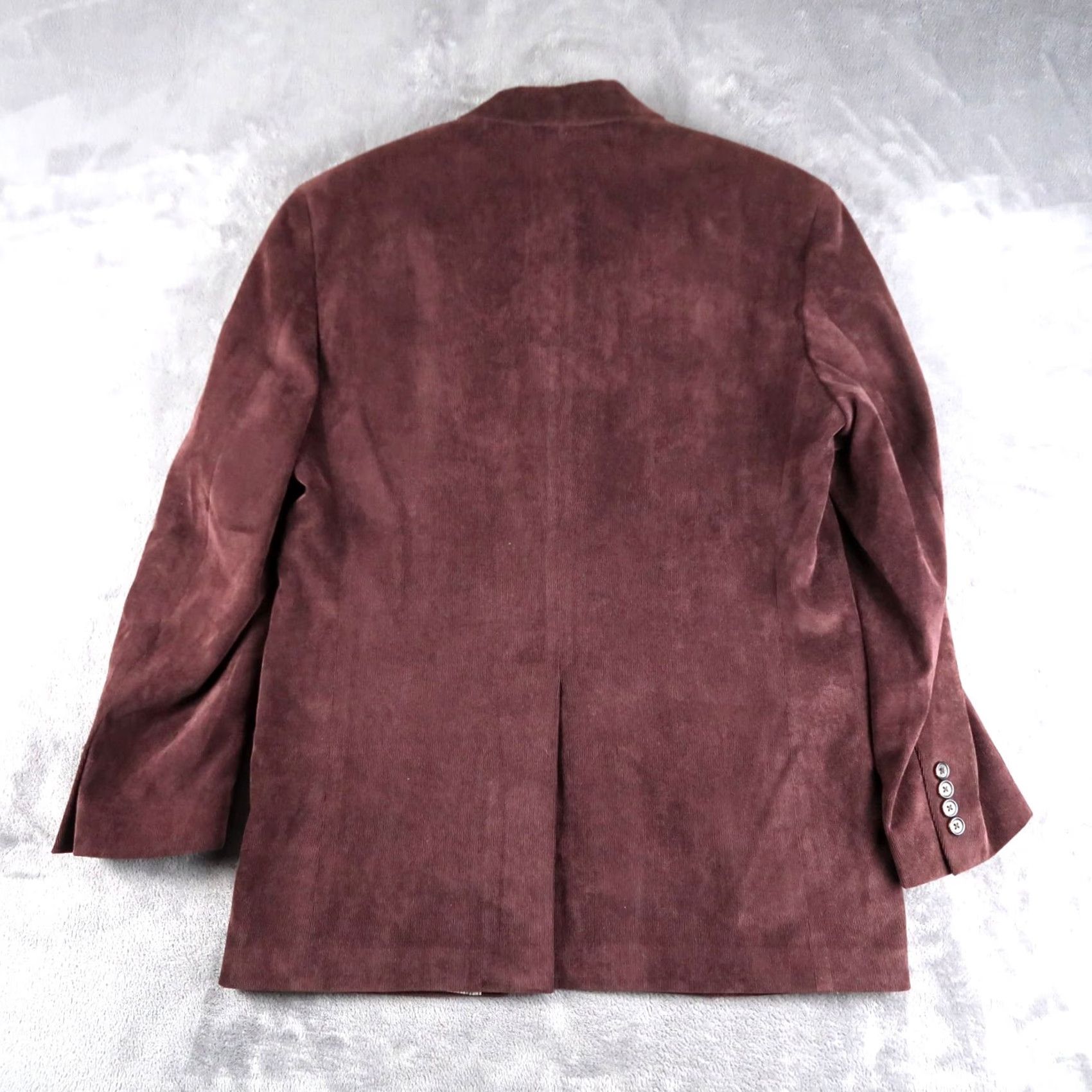 Ralph Lauren VINTAGE Lauren Ralph Lauren Blazer Mens 40R Corduroy Striped Lined Sport Coat Size 40R - 2 Thumbnail