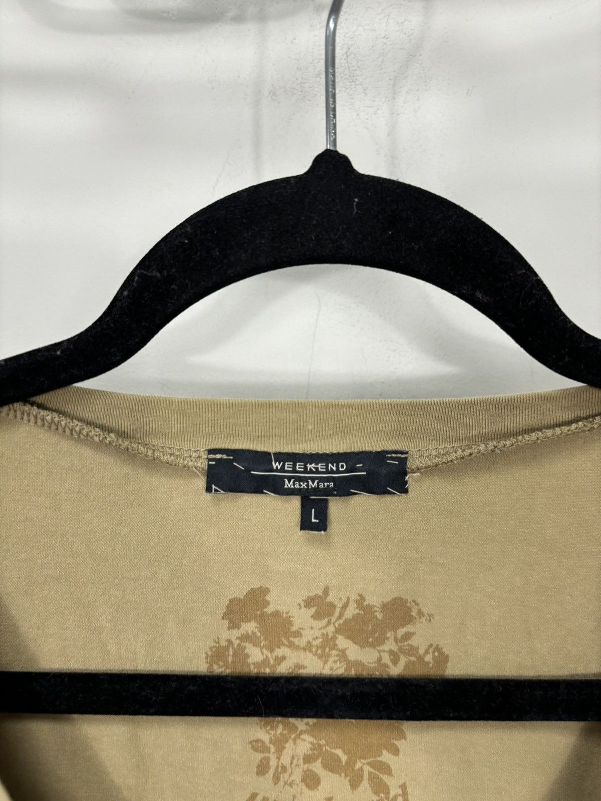 Max Mara Max Mara Weekend Big Logo V-Neck Luxury Long Sleeve T-Shirt Size L / US 10 / IT 46 - 8 Thumbnail