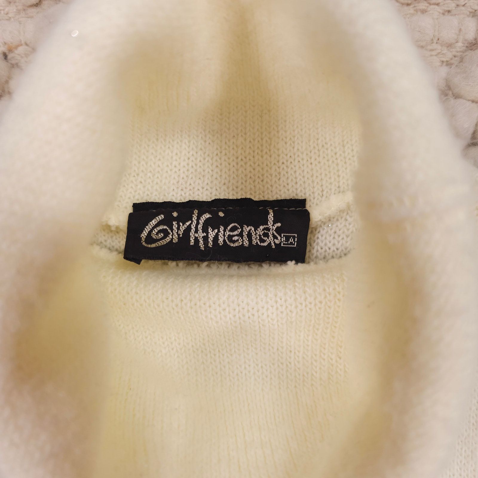 Other Vintage Girlfriends LA Glitter Snowflake Turtleneck Sweater Size S / US 4 / IT 40 - 6 Thumbnail