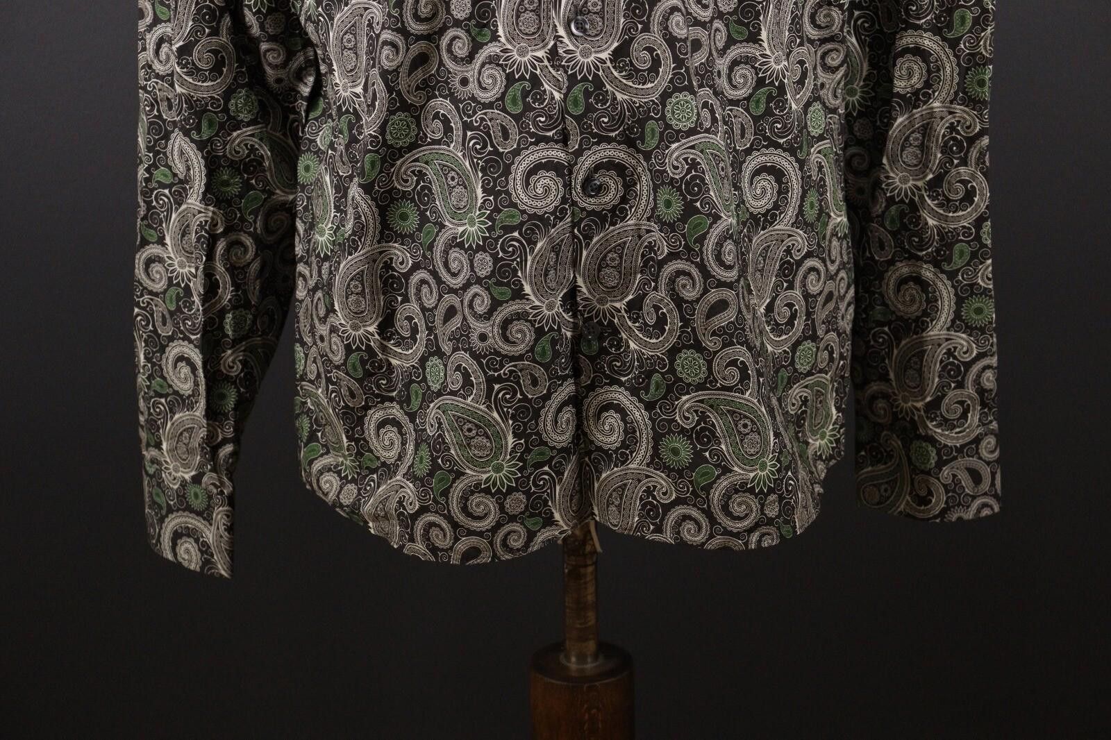 J.Lindeberg J. Lindeberg Slim Fit Paisley Jacquard Down Shirt Size XL Size US XL / EU 56 / 4 - 3 Thumbnail