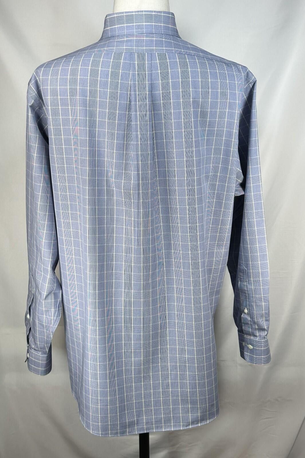 Brooks Brothers Brooks Brothers Non-Iron Cotton Oxford Button Up Blue Men XL Size US XL / EU 56 / 4 - 2 Thumbnail