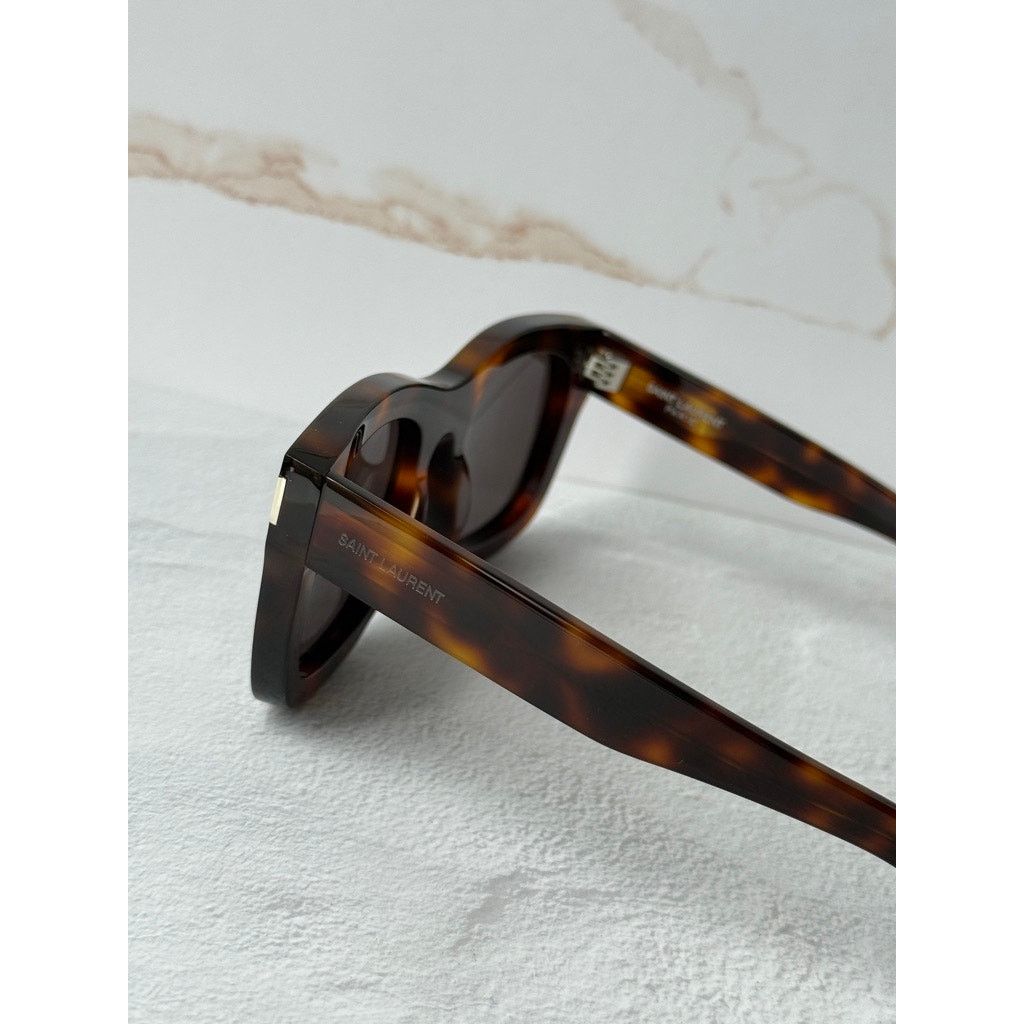 Saint Laurent Paris NEW Saint Laurent SL650 Monceau Brown Unisex Sunglasses Size ONE SIZE - 3 Thumbnail