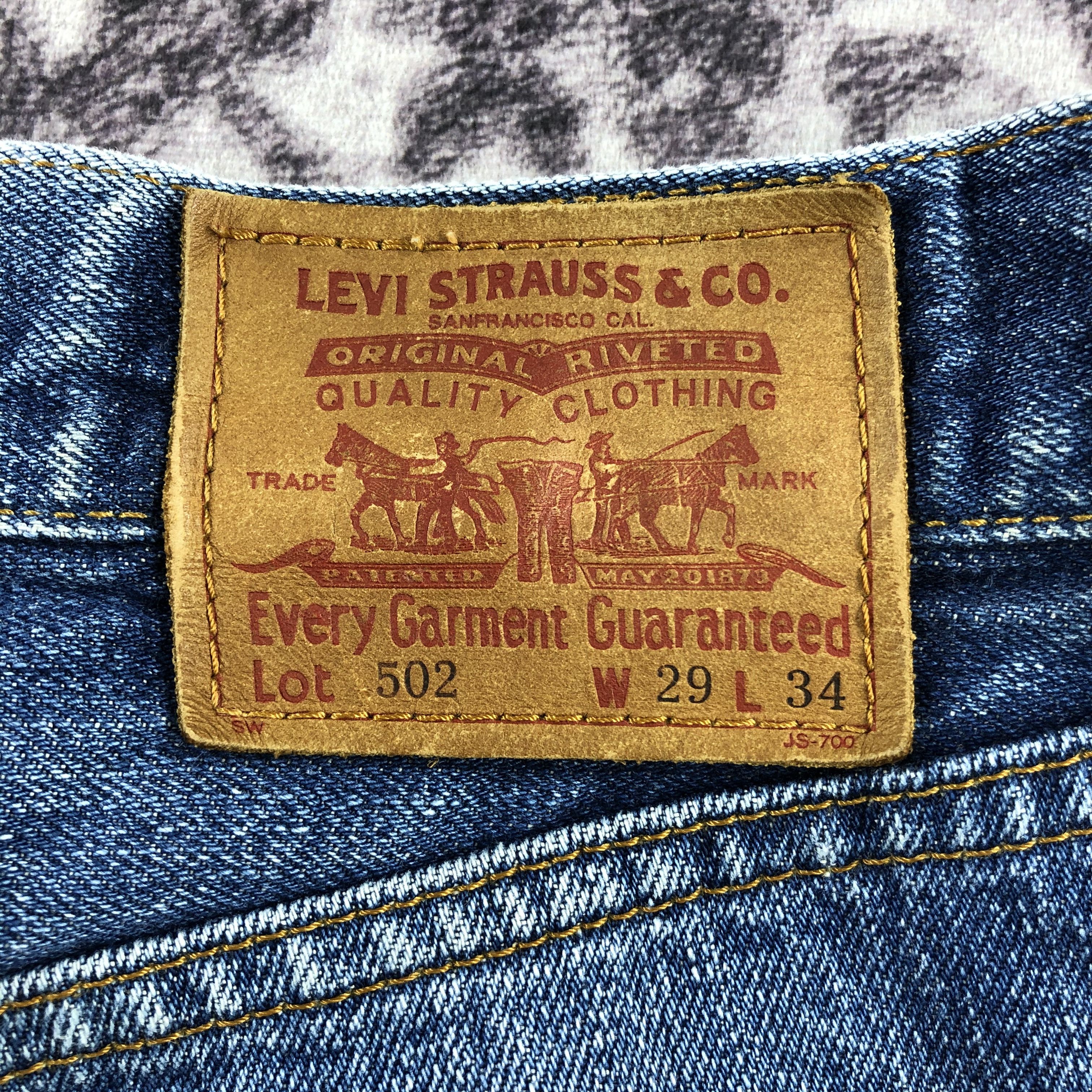 Levi's × Vintage 90s Vintage Blue Wash Levis 502 Jeans-JM2787 Size US 28 / EU 44 - 7 Thumbnail